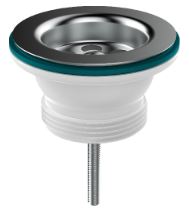 Выпуск AQUANT 1 1/2" с мет.решеткой