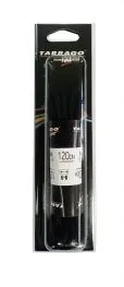 Шнурки 120см круглые толстые с пропит. TARRAGO х/б цвет черный