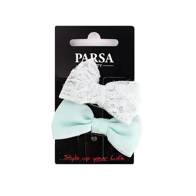 Заколка-бантик для волос PARSA BEAUTY цвет в ассорт 2шт 30791