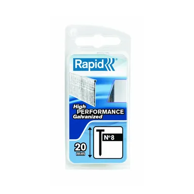 Гвозди RAPID 300 8 20 750 шт. пласт.блистер