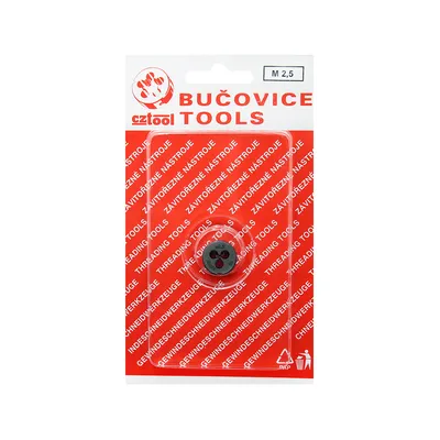 Плашка М 2,5 (блистер) BUCOVICE