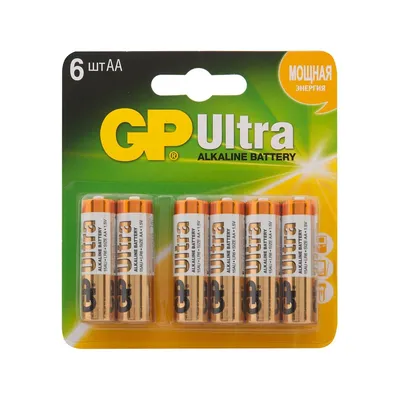 Батарейка алкалиновая GP Ultra Alkaline 15А AA 4+2шт промо-блистер