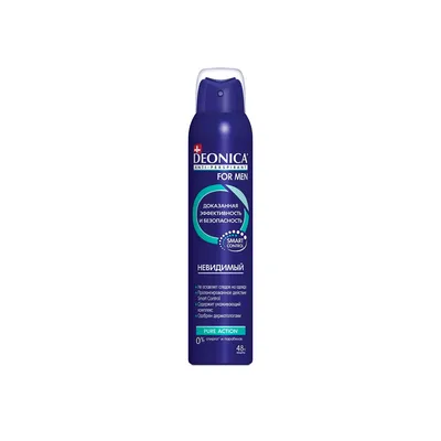 Антиперспирант DEONICA FOR MEN невидимый 200 мл