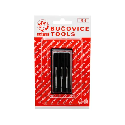 Метчик М 4 шаг 0,7мм (НАБОР) BUCOVICE