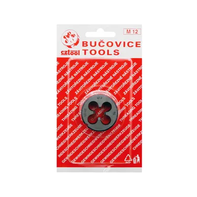 Плашка М12 (блистер) (1,75мм D38мм) BUCOVICE