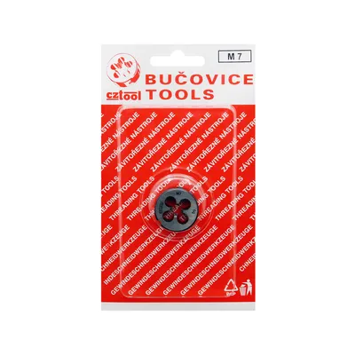Плашка М 7 (блистер) (D 20мм) BUCOVICE