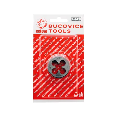 Плашка по нержавейке М12 шаг1,75мм D38 мм BUCOVICE