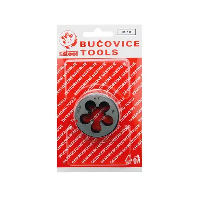 Плашка BUCOVICE  М18 (блистер) (2,5мм D45мм)