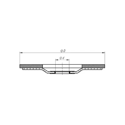 Круг лепестковый торцевой 150x22 10H(P120) KK19XW КЛТ-1 — фото 2