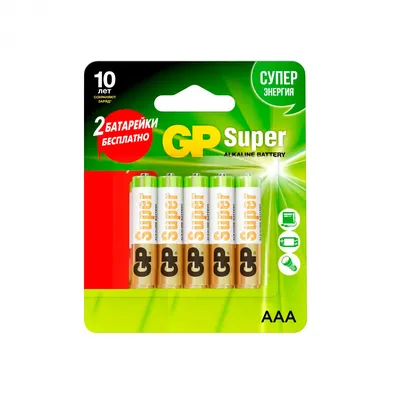 Батарейка алкалиновая GP Super Alkaline  8+2 AAA 10 шт