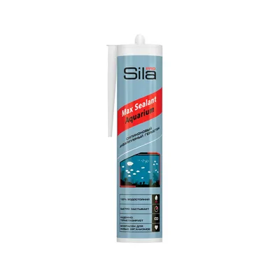 Герметик силиконовый аквариумный SILA PRO Max Sealant бесцветный 280ml