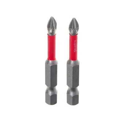 Бита 1/4" Pz1-50мм (2шт.блистер) "Quadro Torsion"