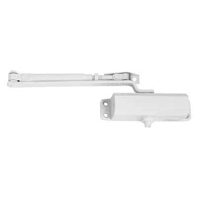 Доводчик дверной АЛЛЮР COMFORT ДД 132/2-3 A-W (до 80 кг) морозостойкий RAL9016 белый 