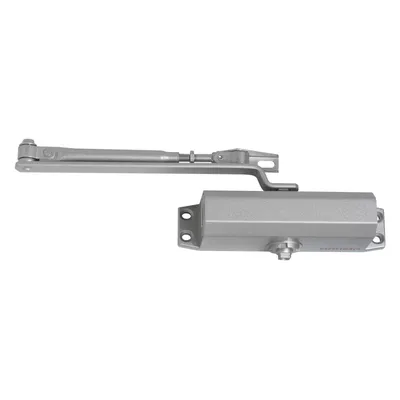 Доводчик дверной АЛЛЮР COMFORT ДД 168/3-5 A-S (до 120 кг) морозостойкий RAL9006 серебро
