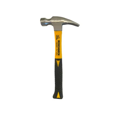 Молоток столярный NIKONA Nail Grabber 450гр (16oz) прямой гвоздодер — фото 1